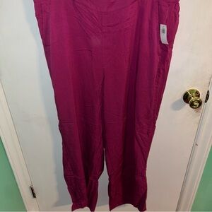 Old Navy Pink Wide Leg Pants